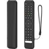 Generic Custodia protettiva in silicone per telecomando TCL RC716/RC833 GUB1 (nero)