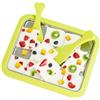 Shyllin Macchina per il Gelato, Rolled Ice Cream Maker, Piastra gelato roll, piatto freddo istantaneo con 2 raschietti, ideale per gelato morbido, gelato, frutta, frullati, frullato (Green, 1)
