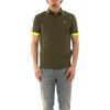 SUN68 Polo Verde Small Stripe Fluo A35120 Uomo XXX