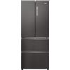 Haier FD 70 Serie 3, Frigorifero French Door, 2 Porte + 4 cassetti, 402 Litri, Total No Frost, Air Surround, My Zone, Libera Installazione, Classe E, (AxLxP) 177,5x70x68,8 cm, Dark Inox- HFR3718ENMD