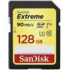 SanDisk Extreme 128 GB SDXC Speicherkarte bis zu 90 MB/Sek, Class 10, U3, V30 (Generalüberholt)