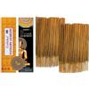 LAMARE Bastoncini di incenso Nag Champa 100 g + Buddha 100 g - Tra 70 e 90 bastoncini per ogni fragranza - Aromaterapia - Meditazione - Yoga - Packaging Eco-Friendly