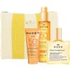 Nuxe Summer Essentials Pochette Crema Solare Viso SPF50+ 50ml + Huile 50ml + Olio Abbronzante SPF50 150ml