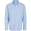 JACK & JONES Jprblacardiff Shirt L/S Noos, Camicia Uomo, Nero, M