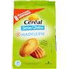 CÉRÉAL MADELEINE Senza glutine, Latte e Lattosio, Madeleine Classica, Ricetta Originale Francese, Snack per la Merenda di Adulti e Bambini, Ottimo a Colazione, 8 Monoporzioni