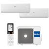 Haier Condizionatore a muro multisplit inverter dual HAIER SPHERA WHITE 9K 9K classe raffreddamento A++, bianco