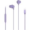 Celly, Cuffie Auricolari In Ear con Filo USB-C, Con Tasto di Risposta, Controllo del Volume, Microfono Integrato, Colore Viola