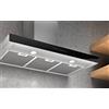 AirForce F205 IXBL/A/90, Cappa Cucina a Parete, 650 m3/h, 90 cm - INOX e VETRO NERO