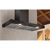 AirForce F53 S4 BL/A/90, Cappa Cucina a Parete, 650 m3/h, 90 cm - NERO