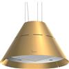 Baraldi EVA Appesa Cappa Cucina ad Isola 60 cm, Classe A 800 m3/h - Oro Gold