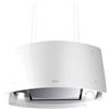 Baraldi Ideal Appesa Cappa cucina ad Isola, Classe A 800 m3/h - Bianca/inox
