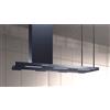 BARALDI - 01ELEIS146BLSX80 - CAPPA ELEA ISOLA cm.146x60 camino Sinistra - Nera - 800 m3/h