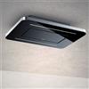 Baraldi Stivia free Cappa cucina da soffitto 90 cm, Classe A - Vetro Nero