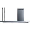 Baraldi cappa cucina ad isola Elea 146 cm con camino a destra, Inox 900 m3/h