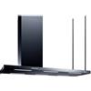 Baraldi ELEA ISOLA Cappa cucina ad isola 116 cm camino sx - motore 900 m3/h - nero