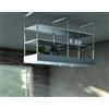 Baraldi Cappa Cucina ad isola MENSOLA ISOLA 176 cm, 900 m3/h, 01MENIS146ST90, Inox