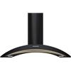 Baraldi ARCADIA ISOLA Cappa Cucina a Isola 90 cm, 800 m3/h - Nera/vetro
