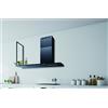Baraldi ELEA PARETE Cappa cucina ad isola 150 cm camino dx - motore 800 m3/h - Nero