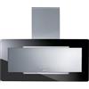 Baraldi Trisia cappa cucina a parete 90 cm, 900 m3/h - Nera/inox