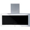 Baraldi METROPOLIS PARETE Cappa Cucina a Parete 90 cm, 800 m3/h - Vetro Nero