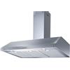 Baraldi RETTA Cappa Cucina a Parete 90 cm, 700 m3/h - Acciaio Inox