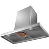 FABER S.p.A. LUFT X A90 Cappa aspirante a parete Argento 720 m³/h - 110.0456.293