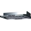 Baraldi SWING Cappa Cucina da Incasso 60 cm, Filtrante, 270 m3/h - Acciaio Inox