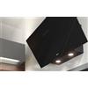 AirForce F203 BL/A/90, Cappa Cucina a Parete, 700 m3/h, 90 cm - ACCIAIO e VETRO NERO