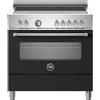 Bertazzoni MAS95I1ENET cucina Elettrico Piano cottura a induzione Nero, Acciaio inox