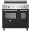 Bertazzoni MAS95I2ENET cucina Elettrico Piano cottura a induzione Nero, Acciaio inox