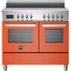 Bertazzoni PRO105I2EART cucina Cucina freestanding Elettrico Piano cottura a induzione Arancione