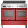 Bertazzoni PRO105I2EROT cucina Cucina freestanding Elettrico Piano cottura a induzione Rosso