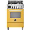 Bertazzoni PRO64L1EGIT cucina Elettrico Gas Giallo