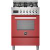 Bertazzoni PRO64L1EROT cucina Elettrico Gas Rosso