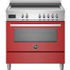 Bertazzoni PRO95I1EROT cucina A Elettrico Piano cottura a induzione Rosso