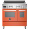 Bertazzoni PRO95I2EART cucina A Elettrico Piano cottura a induzione Arancione