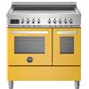 Bertazzoni PRO95I2EGIT cucina A Elettrico Piano cottura a induzione Giallo