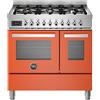 Bertazzoni PRO96L2EART cucina A Elettrico Gas Arancione