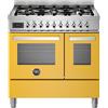 Bertazzoni PRO96L2EGIT cucina A Elettrico Gas Giallo