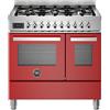 Bertazzoni PRO96L2EROT cucina A Elettrico Gas Rosso