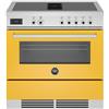 Bertazzoni PROCH94I1EGIT cucina Elettrico Piano cottura a induzione Giallo