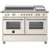 Bertazzoni HER125I2EAVT cucina Cucina freestanding A Elettrico Piano cottura a induzione Crema