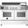 Bertazzoni PRO125I2EBIT cucina A Elettrico Piano cottura a induzione Acciaio inox, Bianco