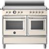Bertazzoni HER105I2EAVT cucina A+++ Elettrico Piano cottura a induzione Avorio, Acciaio inox