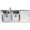 Barazza 1LLV120/2D lavello Lavello ad incasso Rettangolare Acciaio inox