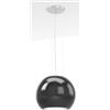 GALVAMET Globe 55/F Cappa aspirante a isola Nero 450 m³/h
