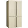 Smeg FQ60CPO6 frigorifero side-by-side Libera installazione 572 L E Crema