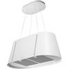 Faber CAPPA BEAT XL WH MATT F80 Sospeso Bianco A 590 m³/h - 345.0709.184