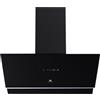 Master Kitchen HMK 90A3 MS SP BK Cappa aspirante a parete Nero A+++ 650 m³/h
