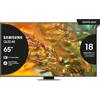 Samsung Q80D TV QLED 4K 65" QE65Q80DATXZT Smart TV Wi-Fi Eclipse Silver 2024, Processore NQ4 AI GEN2, 4K AI Upscaling, Simple